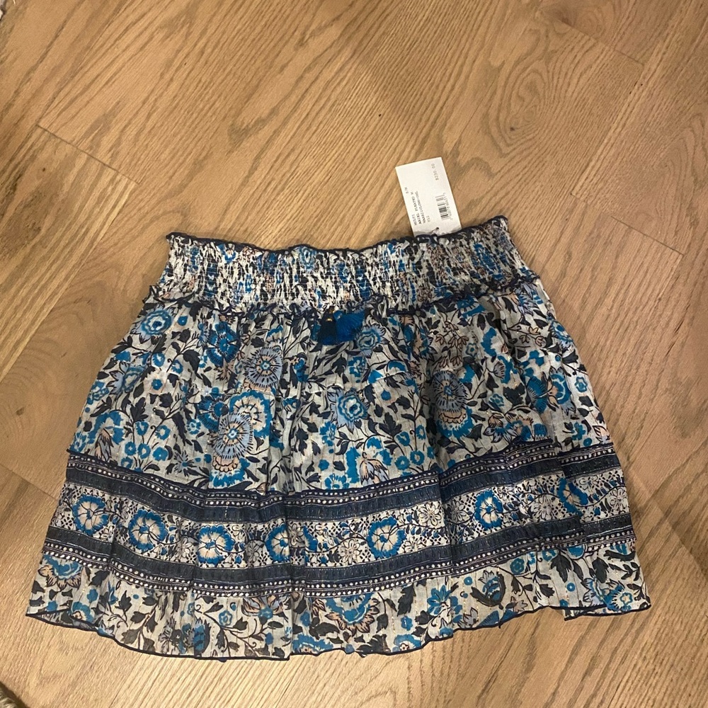 Poupette St Barth Ariel Pleated Skirt NWT